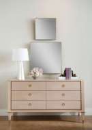 Picture of CLARENCE MEDIUM MIRROR, POLISHED BRASS