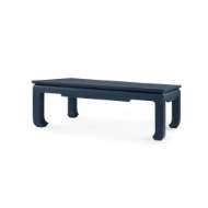 Picture of BETHANY LARGE RECTANGULAR COFFEE TABLE, STORM BLUE
