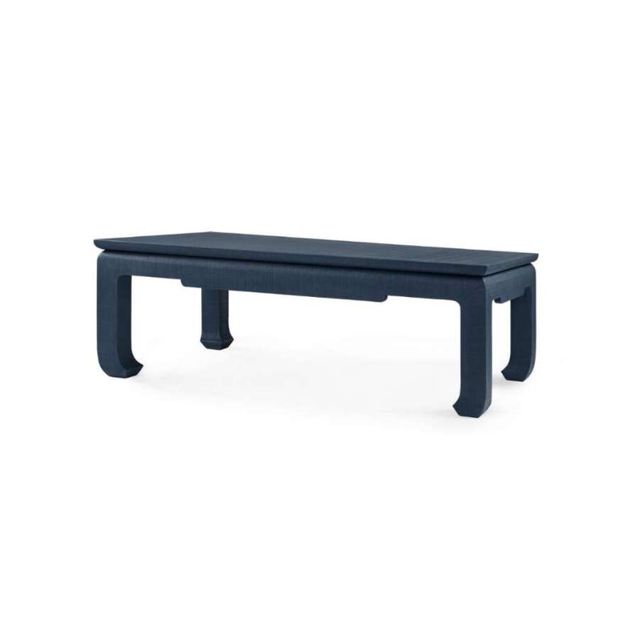 Picture of BETHANY LARGE RECTANGULAR COFFEE TABLE, STORM BLUE