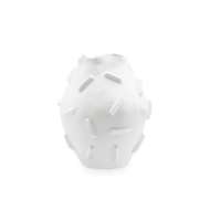Picture of BRACQUE LARGE VASE, COOL WHITE
