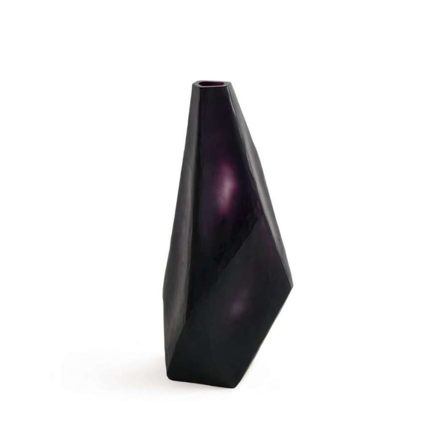 Picture of ASSCHER VASE, AUBERGINE