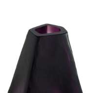Picture of ASSCHER VASE, AUBERGINE
