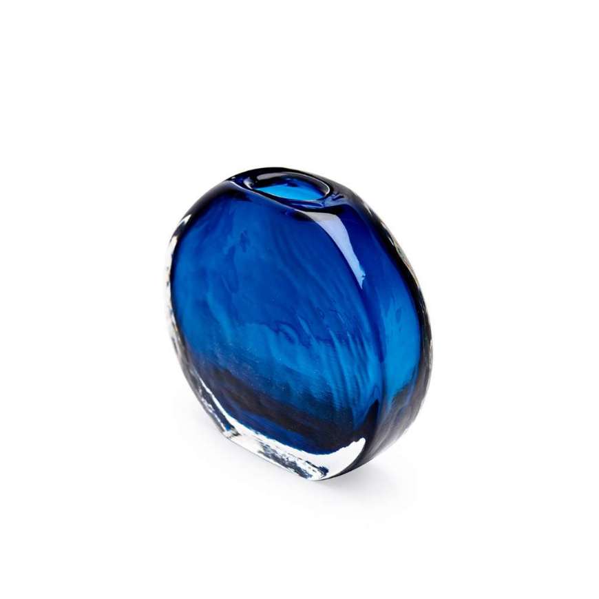 Picture of ANGELI LARGE VASE, SAPPHIRE BLUE