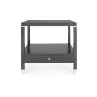 Picture of ALESSANDRA 1-DRAWER SIDE TABLE, BLACK