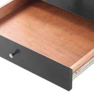 Picture of ALESSANDRA 1-DRAWER SIDE TABLE, BLACK