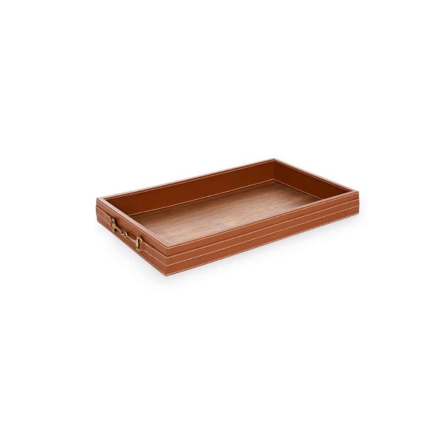 Picture of BUCKLEY RECTANGULAR SERVING TRAY, TAN