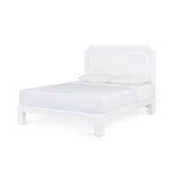 Picture of OLIVIA QUEEN HEADBOARD WITH RYDER BED FRAME, SOFT WHITE, VANILLA