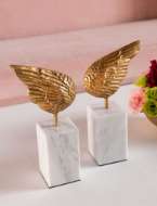 Picture of WINGS STATUE (PAIR), GOLD LEAF