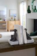 Picture of TAMARIN BOOKENDS (PAIR), BRONZE