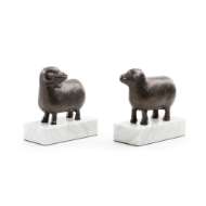 Picture of SHEEP BOOKENDS (PAIR), BRONZE