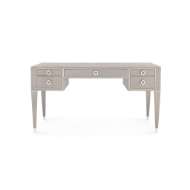 Picture of MORRIS DESK, TAUPE GRAY AND NICKEL