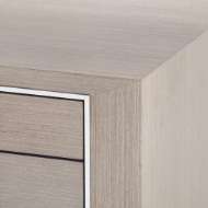 Picture of MORRIS DESK, TAUPE GRAY AND NICKEL