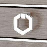 Picture of MORRIS DESK, TAUPE GRAY AND NICKEL