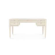 Picture of MORRIS DESK, BLANCHED OAK AND NICKEL