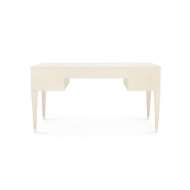 Picture of MORRIS DESK, BLANCHED OAK AND NICKEL