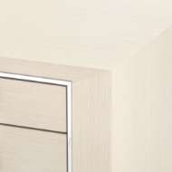 Picture of MORRIS DESK, BLANCHED OAK AND NICKEL