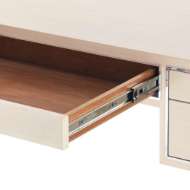 Picture of MORRIS DESK, BLANCHED OAK AND NICKEL