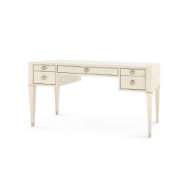 Picture of MORRIS DESK, BLANCHED OAK AND CHAMPAGNE