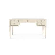 Picture of MORRIS DESK, BLANCHED OAK AND CHAMPAGNE