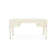 Picture of MORRIS DESK, BLANCHED OAK AND CHAMPAGNE