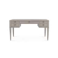 Picture of MORRIS DESK, TAUPE GRAY AND SATIN BRONZE