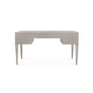 Picture of MORRIS DESK, TAUPE GRAY AND SATIN BRONZE