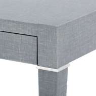 Picture of CLAUDETTE DESK, WASHED WINTER GRAY, NICKEL