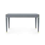Picture of CLAUDETTE DESK, WASHED WINTER GRAY, BRASS