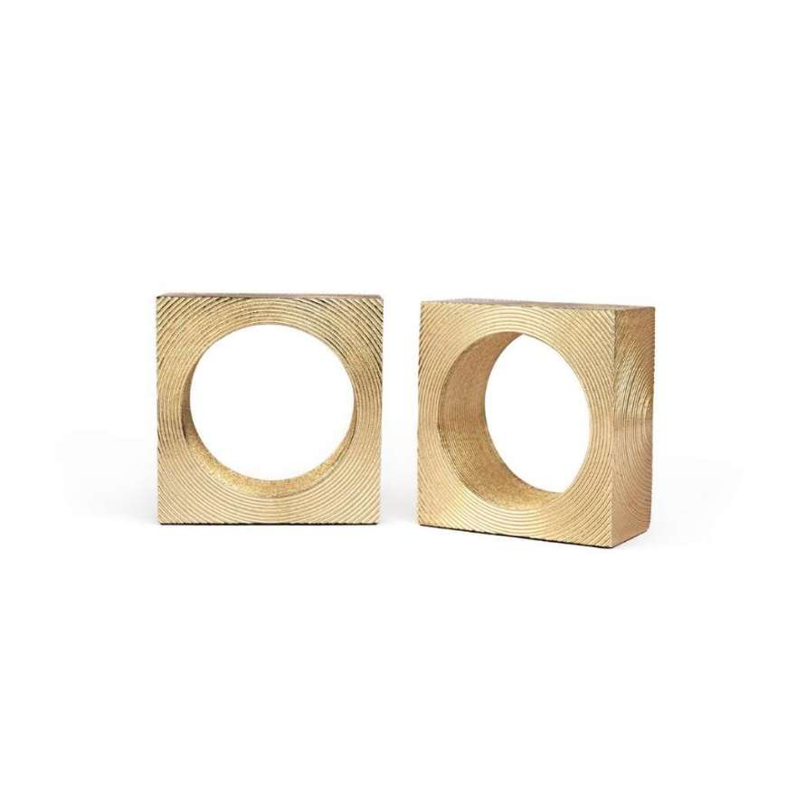 Picture of KARL BOOKENDS (PAIR), BRASS