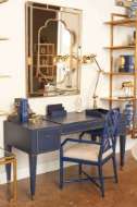 Picture of HUNTER DESK BLOTTER, NAVY BLUE