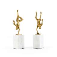 Picture of HANDSTAND STATUE (PAIR), GOLD LEAF