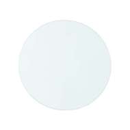 Picture of DAKOTA ROUND COFFEE TABLE GLASS TOP, CLEAR