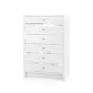 Picture of BRYANT TALL 6-DRAWER, CHIFFON WHITE