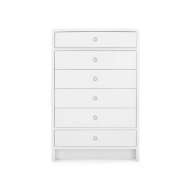 Picture of BRYANT TALL 6-DRAWER, CHIFFON WHITE