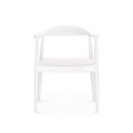 Picture of DANISH ARMCHAIR, EGGSHELL WHITE