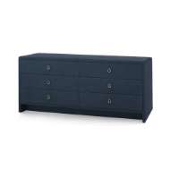 Picture of BRYANT LINEN EXTRA WIDE LARGE 6-DRAWER, BLUE STEEL