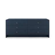 Picture of BRYANT LINEN EXTRA WIDE LARGE 6-DRAWER, BLUE STEEL