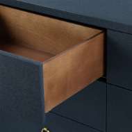 Picture of BRYANT LINEN EXTRA LARGE 6-DRAWER, BLUE STEEL