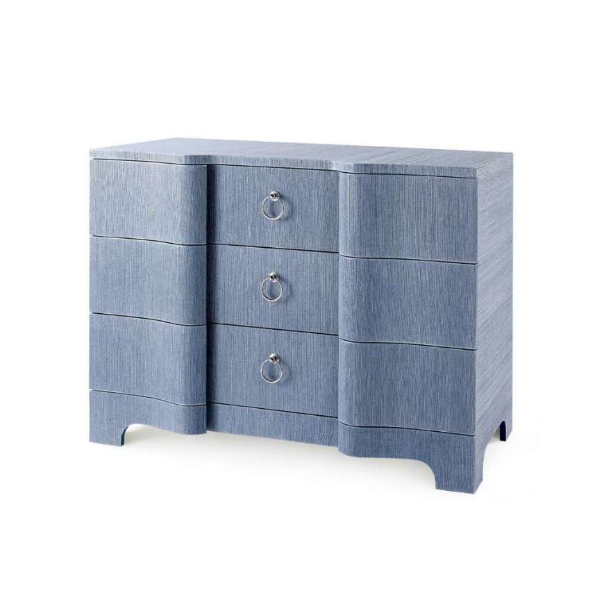 Picture of BARDOT LARGE 3-DRAWER, NAVY BLUE