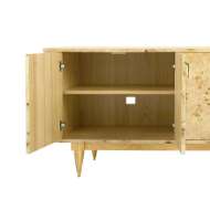 Picture of BEAU 4-DOOR CABINET, BURL
