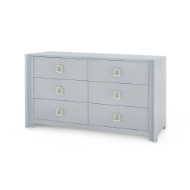 Picture of AUDREY EXTRA LARGE 6-DRAWER, WASHED WINTER GRAY