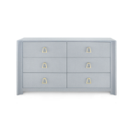 Picture of AUDREY EXTRA LARGE 6-DRAWER, WASHED WINTER GRAY