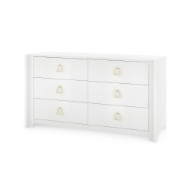 Picture of AUDREY EXTRA LARGE 6-DRAWER, CREAM