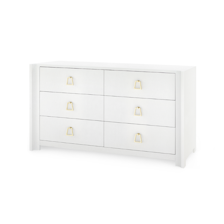 Picture of AUDREY EXTRA LARGE 6-DRAWER, CREAM