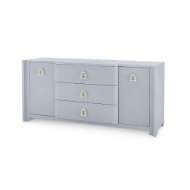 Picture of AUDREY 3-DRAWER & 2-DOOR CABINET, WASHED WINTER GRAY