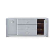 Picture of AUDREY 3-DRAWER & 2-DOOR CABINET, WASHED WINTER GRAY