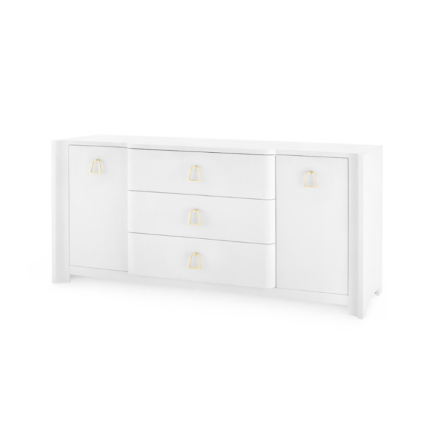 Picture of AUDREY 3-DRAWER & 2-DOOR CABINET, CREAM