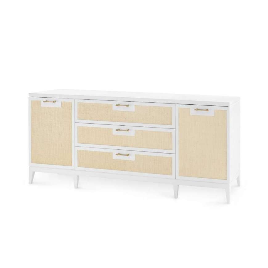 Picture of ASTOR 3-DRAWER & 2-DOOR CABINET, VANILLA