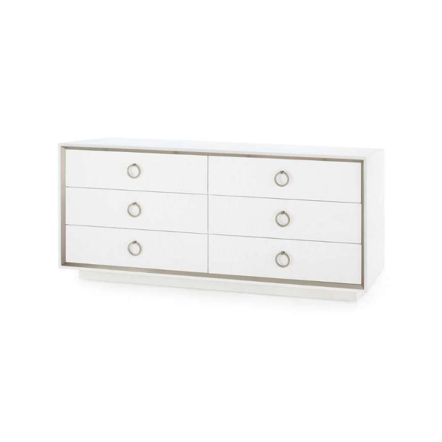 Picture of ANSEL EXTRA LARGE 6-DRAWER, CHIFFON WHITE