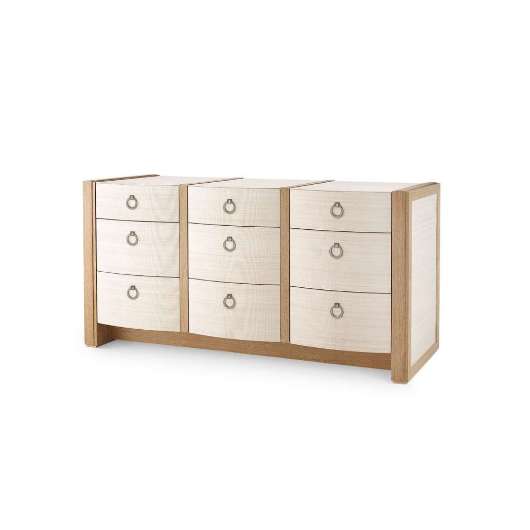 Picture of ALBERT EXTRA LARGE 9-DRAWER, LIGHT NATURAL SHIMMER